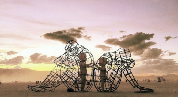 burning man festival, Nevada _ Love by Alexandr Milov, Ukraine